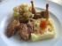 Wachtel auf Rieslingkraut mit Trauben