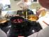 Rote-Bete-Gaspacho mit ausgel�sten Langostinos und Minikalmaren