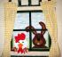 Osterwandbild Patchwork