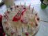 50. Geburtstag Schwiegermama - Kokos-Himbeer-Torte mit Fimo Schuh Deko