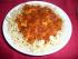 Nudeln mit scharfer Puten-Paprika-Sauce