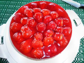 Erdbeerkuchen