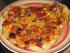 Handarbeitspizza mit den Kindern