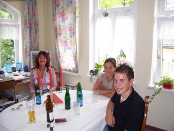 Dachsi mit Dachskindern treffen ein