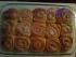 Zimtschnecken halb gef�llt mit Zucker, halb gef�llt mit Xylit