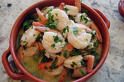 Tapas - Garnelen in Knoblauch&ouml;l