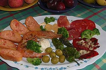 Tapas - Garnelen in Knoblauchöl