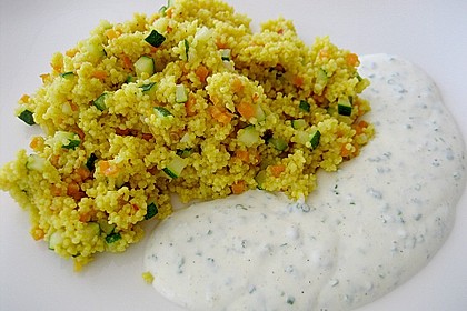 Hirsepfanne mit Joghurtsoße 11