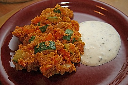 Hirsepfanne mit Joghurtsoße 3