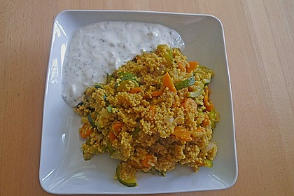 Hirsepfanne mit Joghurtsoße 8