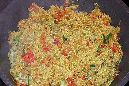 Hirsepfanne mit Joghurtsoße 20