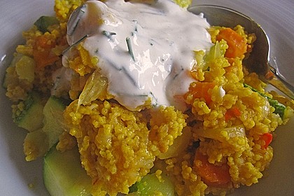 Hirsepfanne mit Joghurtsoße 2