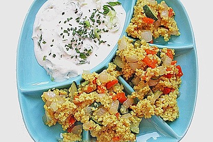 Hirsepfanne mit Joghurtsoße 15