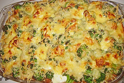Nudelauflauf mit Brokkoli
