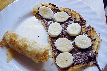 Bananen-Nutella-Pfannkuchen 2