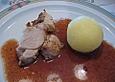 Putenbrust in Rotweinsauce