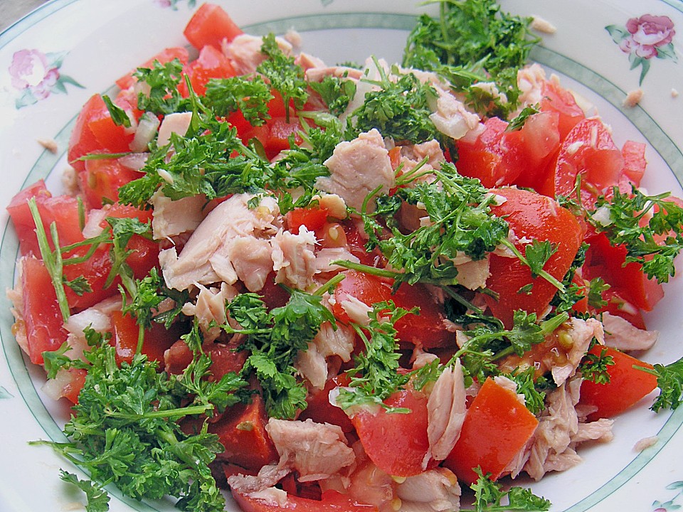 Thunfischsalat mit Tomate (Rezept mit Bild) von Krabbe | Chefkoch.de