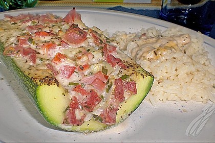 Zucchini-Schiffchen 2