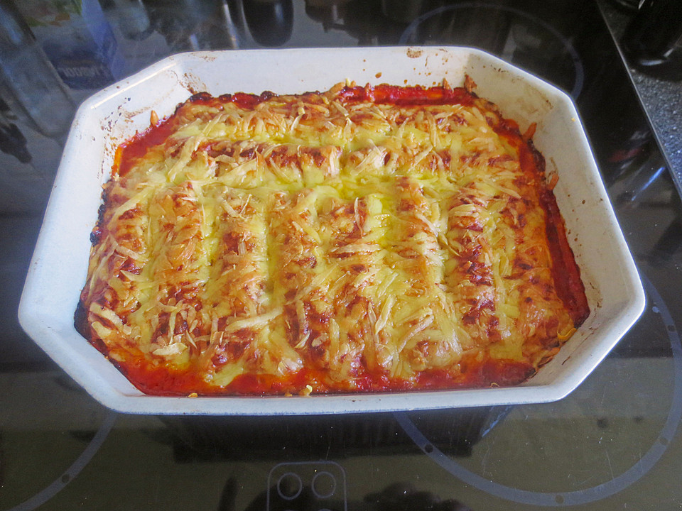 Cannelloni mit Tomaten-Hackfleisch-Füllung (Rezept mit Bild) | Chefkoch.de