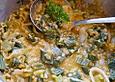 Linsensuppe mit Mangold
