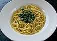 Spaghetti mit Spinat - Gorgonzolaso&szlig;e