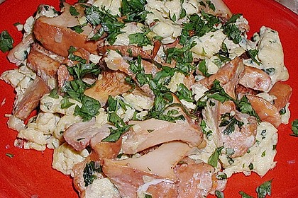 Rührei mit Pfifferlingen 4