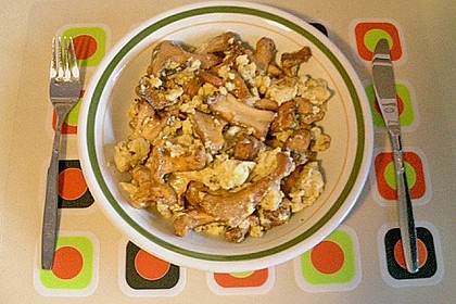 Rührei mit Pfifferlingen 5
