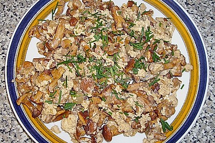 Rührei mit Pfifferlingen 3