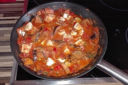 Schafskäse-Auberginenpfanne 8