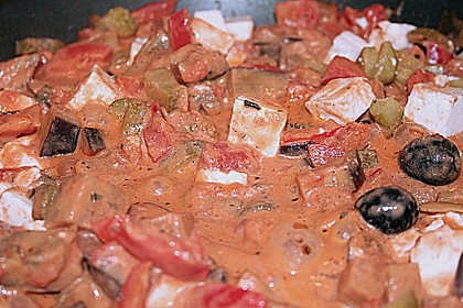 Schafskäse-Auberginenpfanne 12