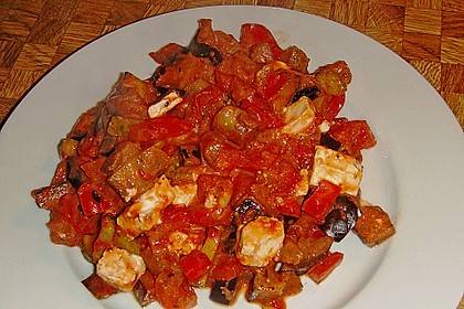 Schafskäse-Auberginenpfanne 10