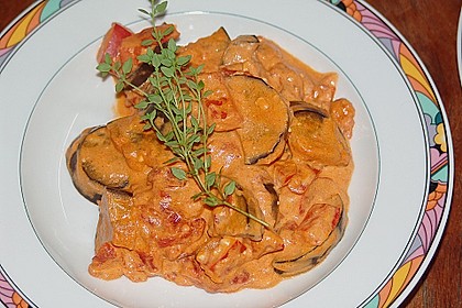 Schafskäse-Auberginenpfanne 2