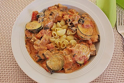 Schafskäse-Auberginenpfanne 3