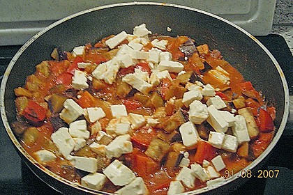 Schafskäse-Auberginenpfanne 15