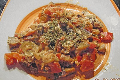Schafskäse-Auberginenpfanne 13