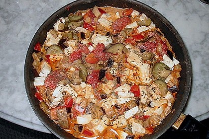 Schafskäse-Auberginenpfanne 11