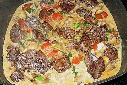 Champignon-Leber-Pfanne 3