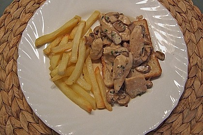 Champignon-Rahm Schnitzel 2
