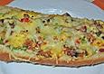 Pikant gef&uuml;lltes Stangenwei&szlig;brot