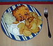 Gyros mit Metaxasauce (Bild)