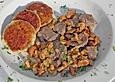 Filetspitzen Stroganoff mit Pfifferlingen