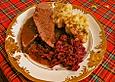 Hirschbraten mit Cassis-So&szlig;e