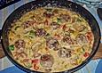 Makkaroni mit Hackb&auml;llchen-Ragout