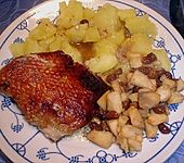 Gef&uuml;llte Gans (Niedrigtemperatur) (Bild)