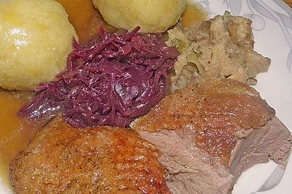 Gefüllte Gans (Niedrigtemperatur) 13