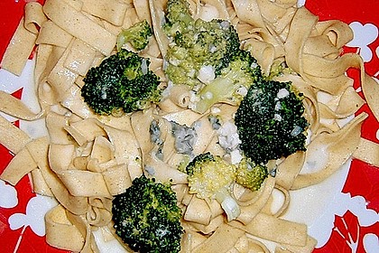 Bandnudeln mit Brokkolisauce 2
