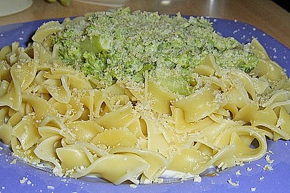 Bandnudeln mit Brokkolisauce