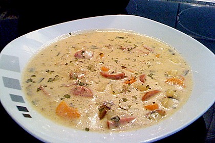 Cabanossi-K&auml;se-Suppe 3