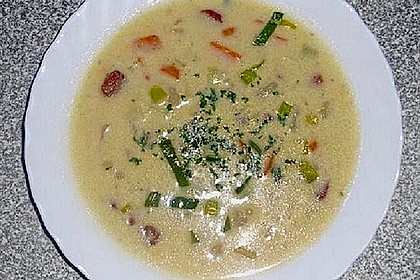 Cabanossi-K&auml;se-Suppe 6