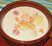 Cabanossi-K&auml;se-Suppe (Bild)